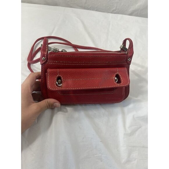 MNG accessories By Mango Small Crossbody Purse Red - Picture 15 of 15